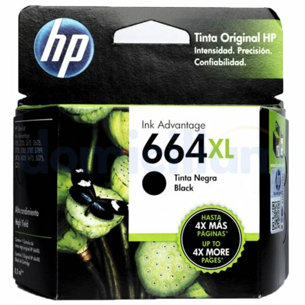 Tinta HP 664 xl negro