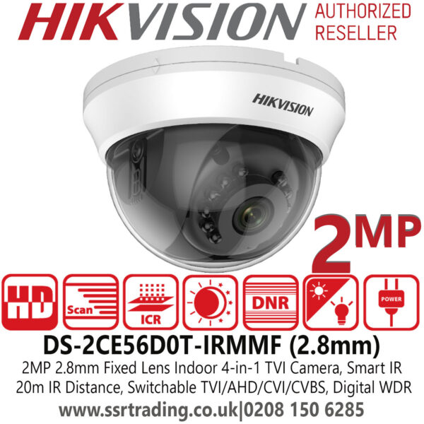 Cámara Hikvision DS-2CE56DOT-IRMMF - Imagen 2